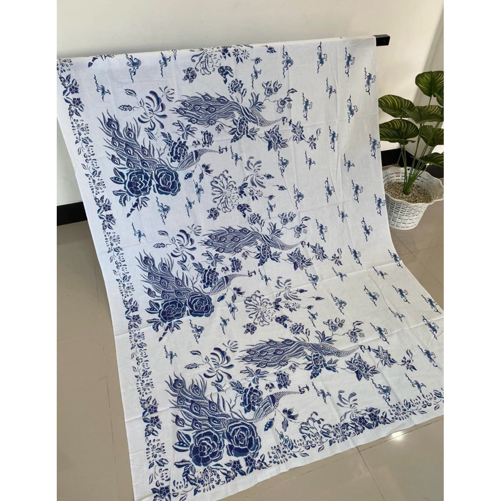 Jual Kain Batik Solo Motif Burung Hong | Merak Awan TERLARIS - bahan ...