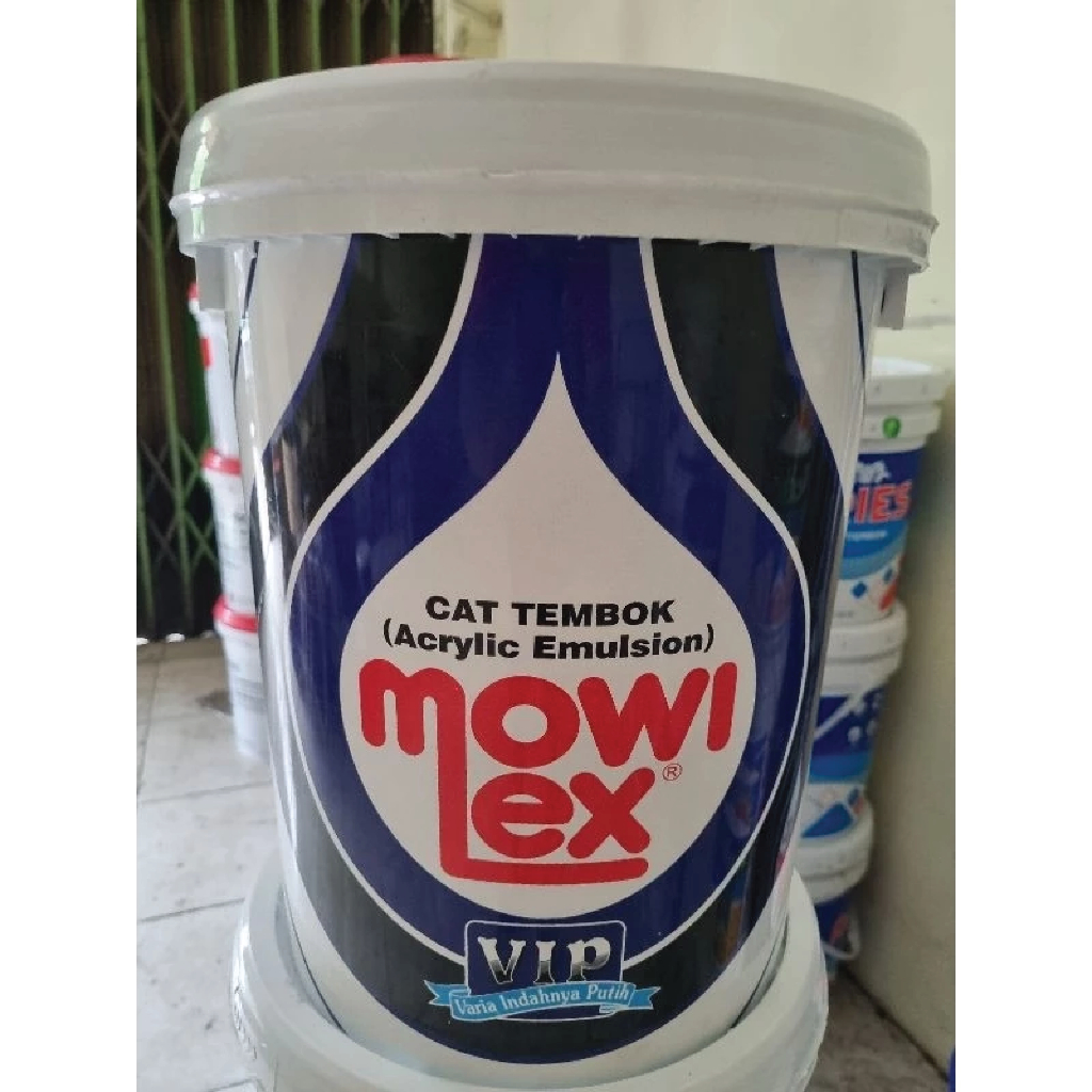 Jual Cat Tembok Mowilex Emulsion VIP E1000 Putih Prima 20 Liter - Putih ...