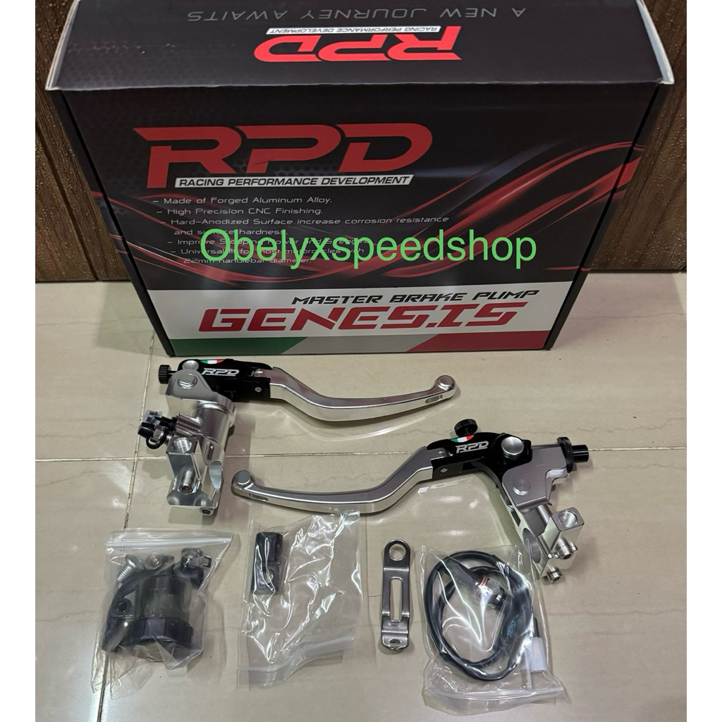 Jual Paket Master Rem RPD GENESIS GEN2 SHORT By TDR 17MM + Kopling ...
