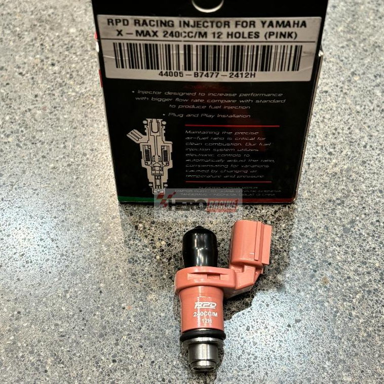 Jual INJECTOR RPD MOTOR XMAX 12Hole 240CC INJEKTOR 12 LUBANG ; 12hole ...