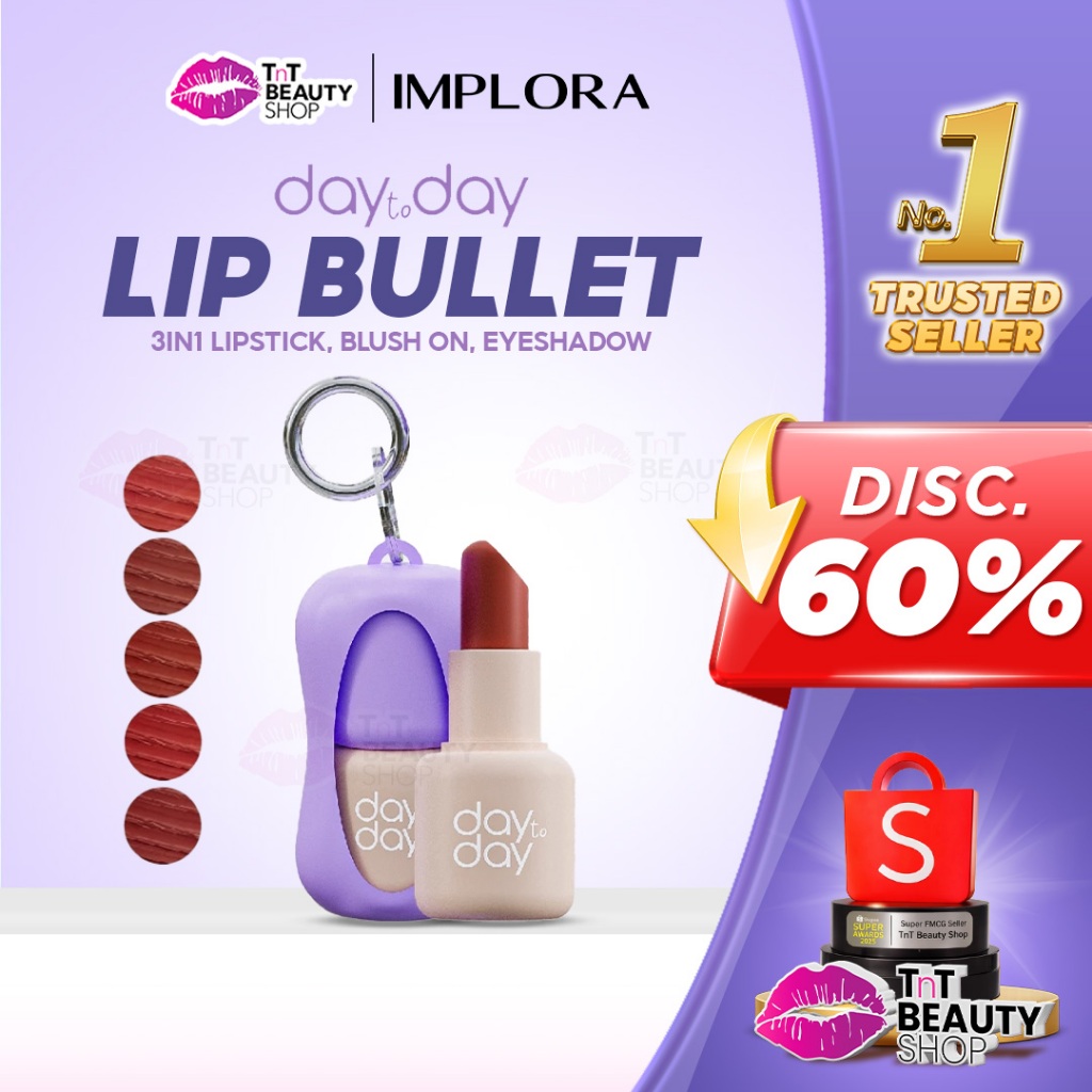 Jual Implora Day To Day Series Lip Bullet | TnT Beauty Shop | Shopee ...