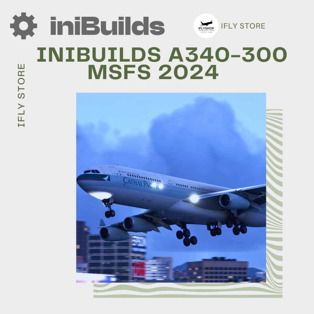 Jual Inibuilds A340-300 MSFS 2024 Microsoft Flight Simulator | Shopee ...