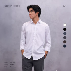 Wilmerstudios Kemeja Toyobo Slimfit Lengan Panjang Putih All Variant