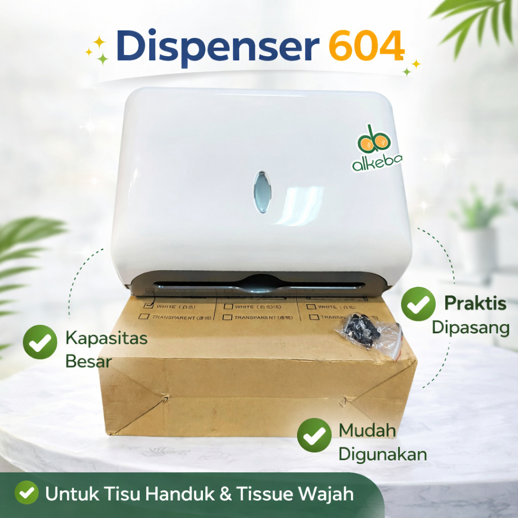 Jual Paket Bundling Dispenser Tissue Hand Towel 604 + Bonus Tisu See-U ...