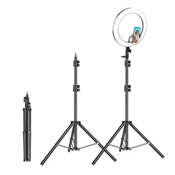 Paket Lengkap Ring Light 26cm Tripod 2.1M Untuk Selfie Live Streaming Foto Studio Vlog Live