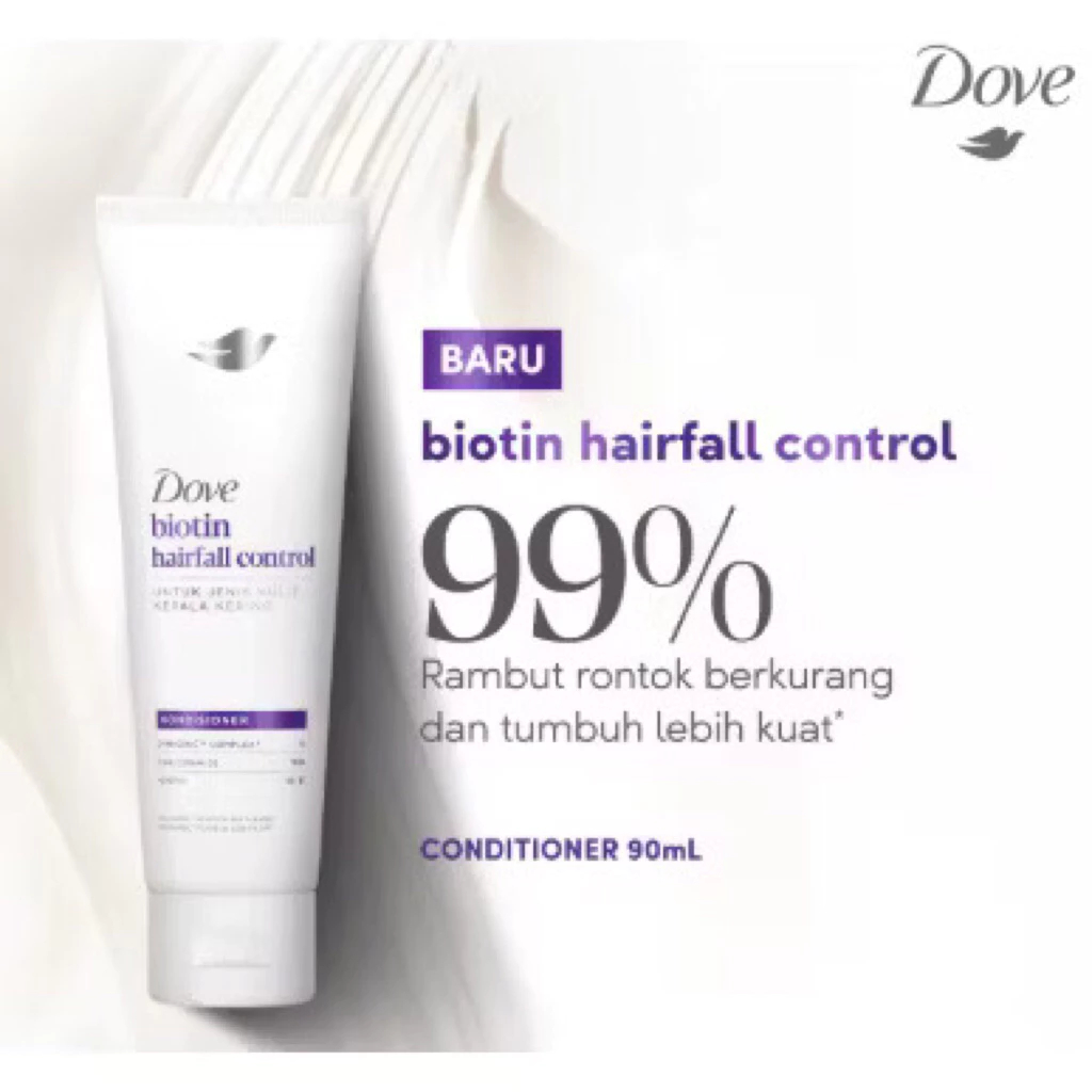 Jual Dove Conditioner Biotin Hairfall Control 90mL | Kondisioner ...