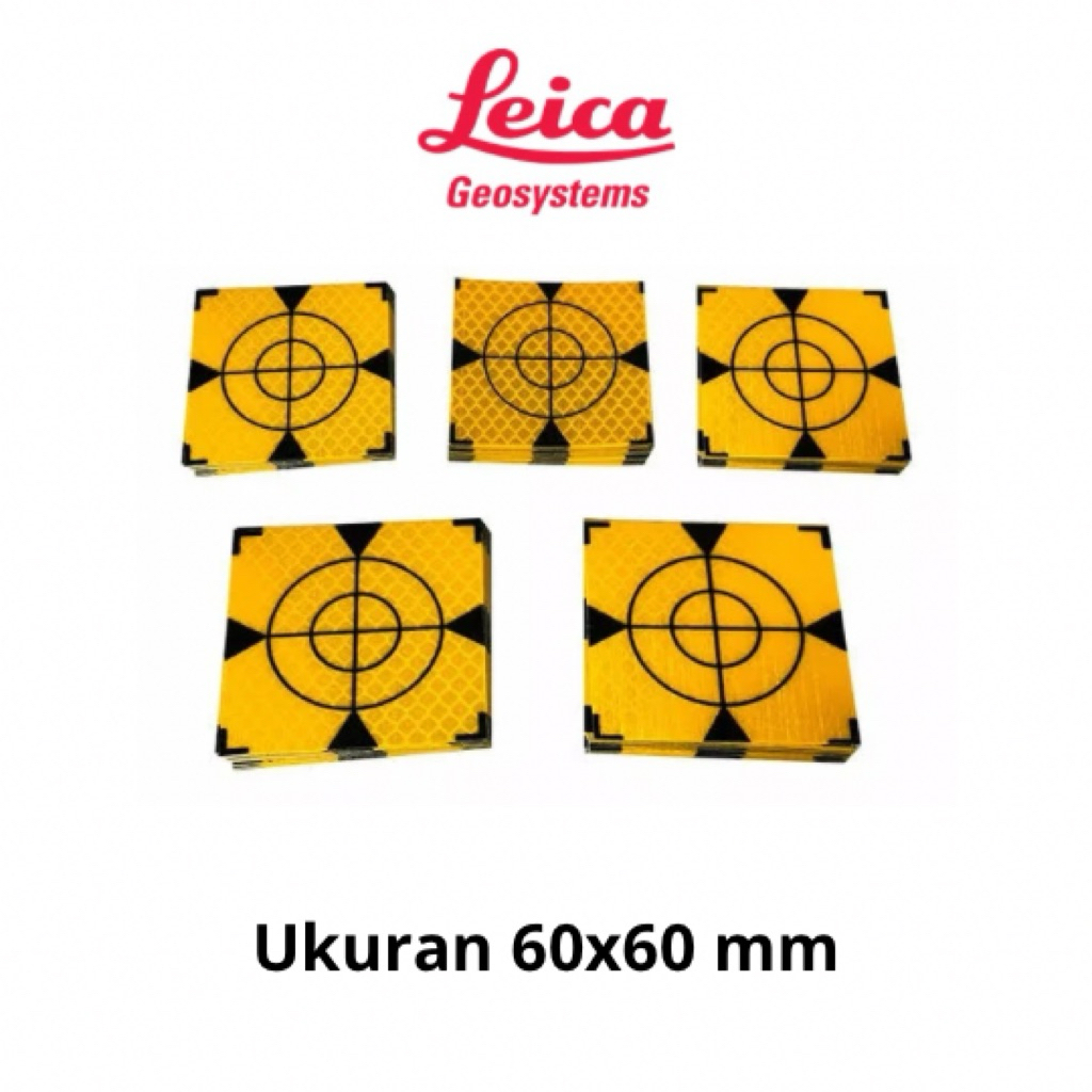 Jual Survey Reflector Sheet / Reflective Tape / Prisma Target Sticker ...