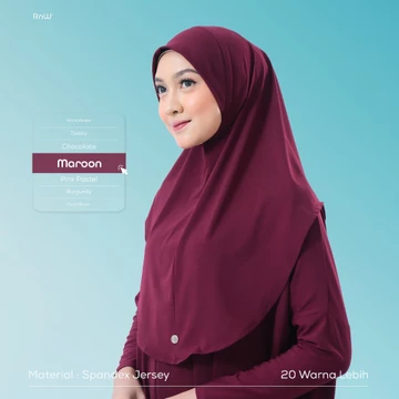 RnW Hijab Bergo Nayla Instan Hijab Daily Hijab