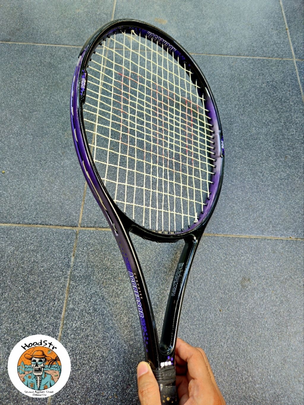 Raquette De Tennis Wilson Aggressor Série High Beam - Tamis 95, Grip 4 5/8, Avec Housse