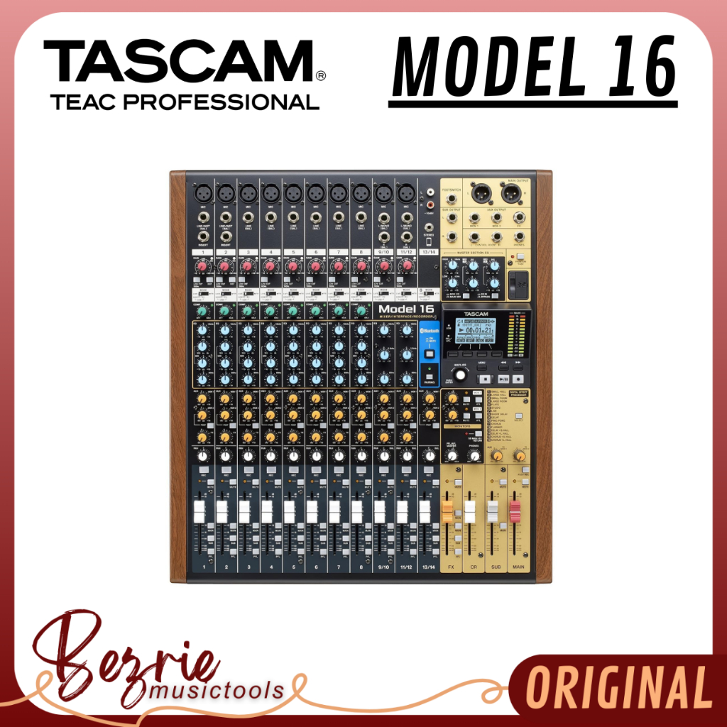 Jual TASCAM Model16 Model-16 Digital Mixer USB Audio Interface Original ...