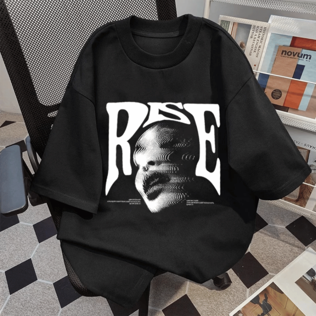 Jual Kaos Distro Unisex American retro Style T-shirt Oversize Human ...