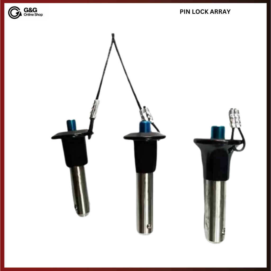 Jual Pin Lock Line Array Ball Lock Quick Release 8mm 10mm 12mm Baja ...