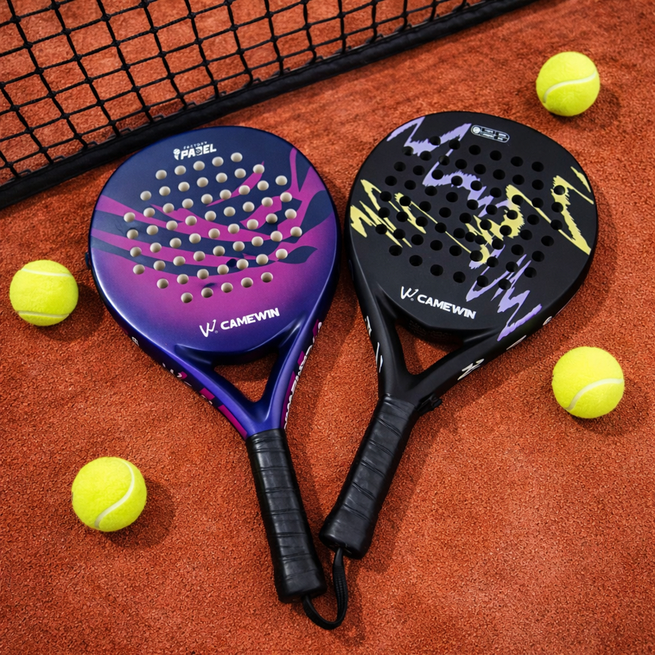 Jual Raket Padel Pemula Beginner Racket Padel Wanita Pink Ungu Camewin ...