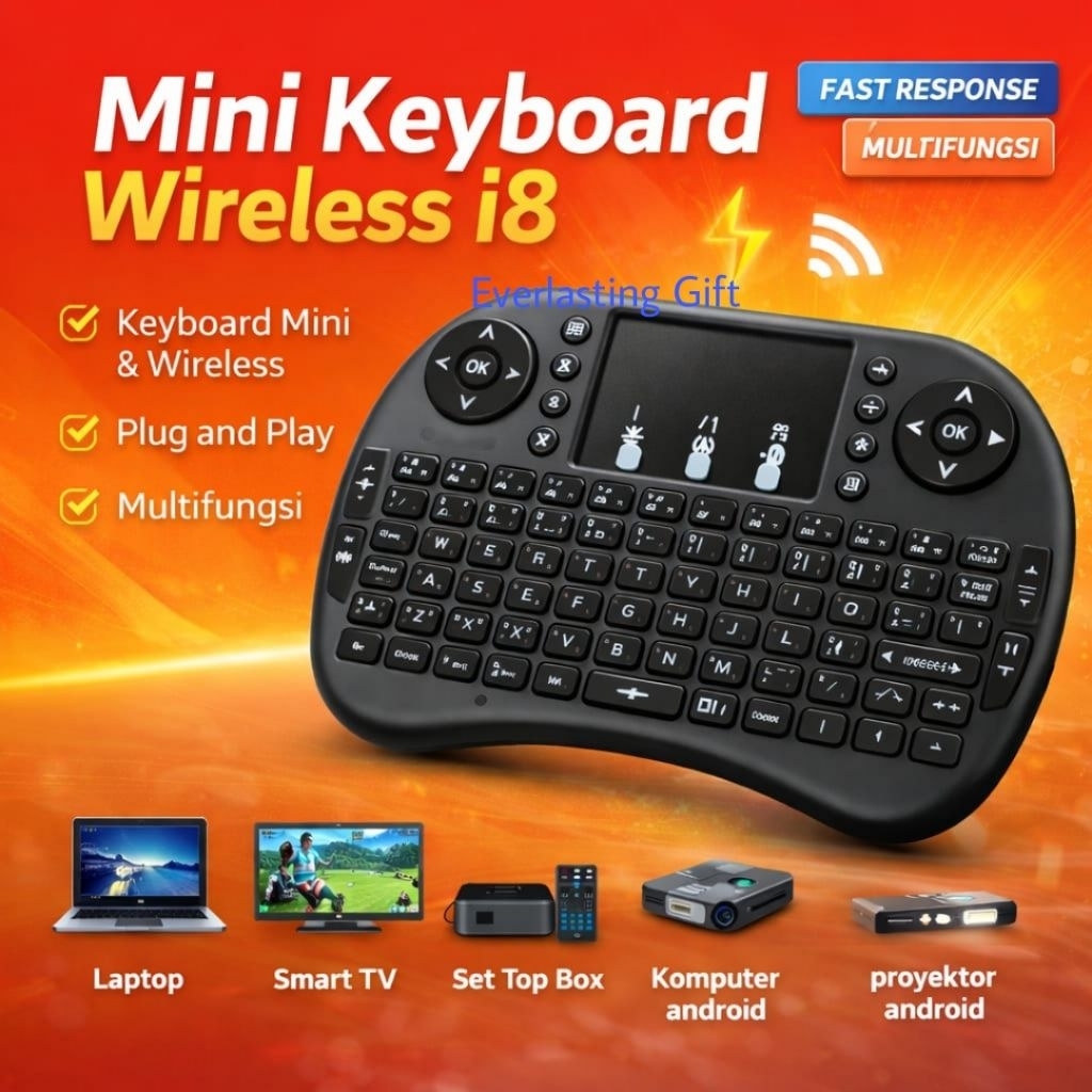 Jual Mini Keyboard Wireless Untuk Smart Tv Android Tv STB TERMURAH ...