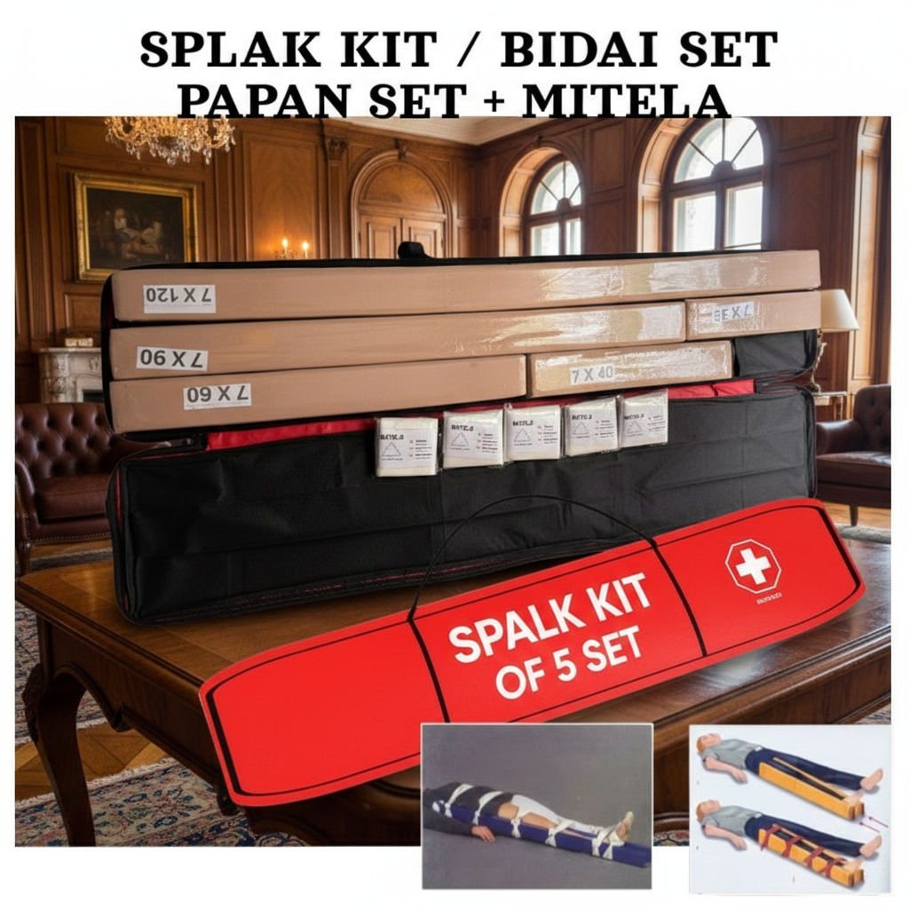 Jual Splak Set Bidai Asli Kayu Lokal / Bidai Set Dengan Mitela 5 Pcs ...