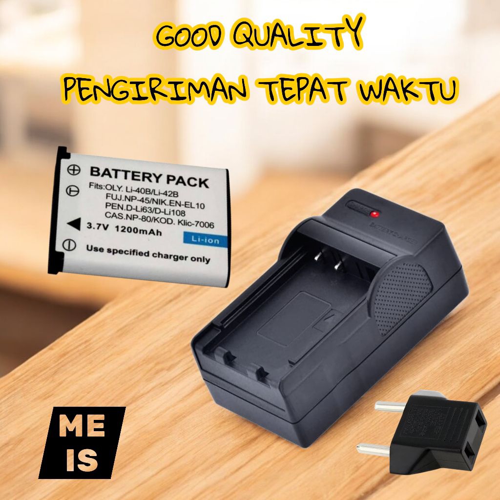 Jual Baterai & Charger Kodak Easyshare M22 M23 KLIC-7006 K7006 Battery ...