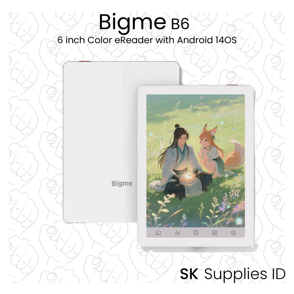 Jual Bigme B6 Color 6 Inch Ebook reader E Ink ePaper Kaleido 3 Android ...
