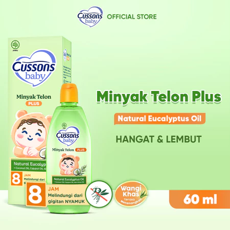 Cussons Baby Telon Oil Plus untuk melengkapi rangkaian perawatan bayi