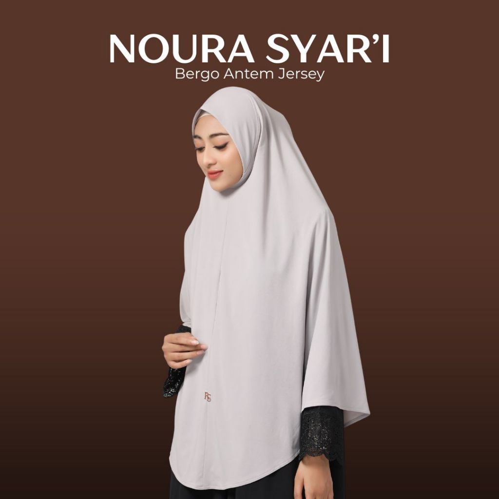 Raina Signature Noura Jersey Bergo Instant Syar'I