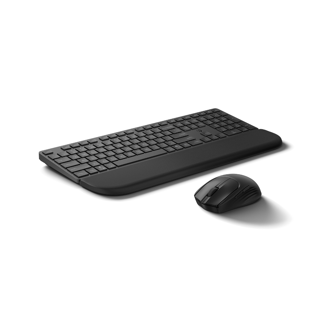 Mouse and Keyboard Combo HP Multi-Device Dual-Mode with Palm Rest 580C Black Wireless Bluetooth 4000 DPI Garansi 1 Tahun Promo Murah Gratis Ongkir Off (2)