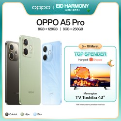 OPPO A5 Pro [IP69 Water Resistant, Large Battery 5800mAh, Military-Grade Shock Resistance]
