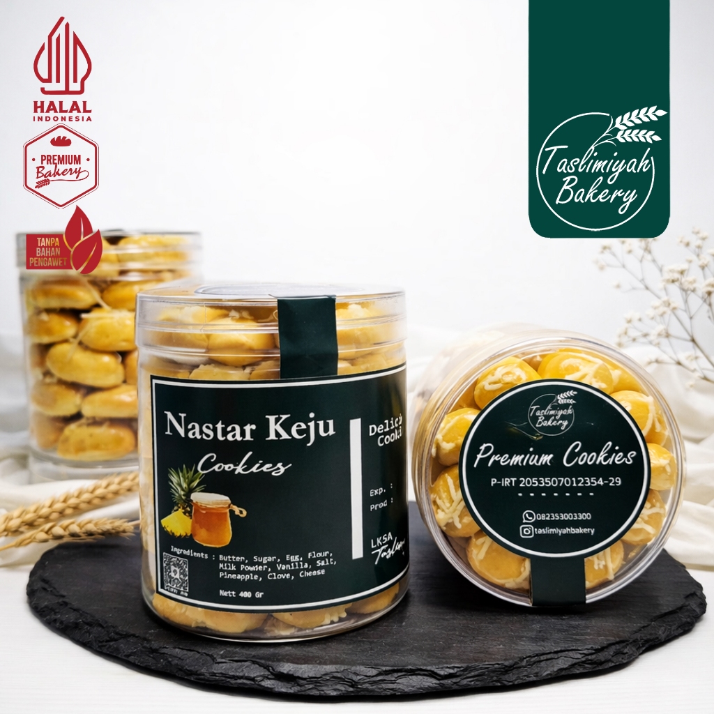 Jual TASLIMIYAH BAKERY Nastar Keju Premium 450 Gram >> CO 100 Dapat 1 ...