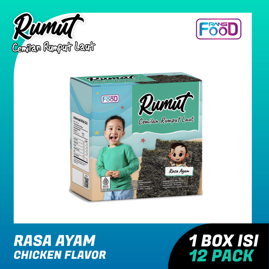 Jual Rumut Goreng Rasa Ayam 4gr - Rumput Laut Goreng Praktis Rendah ...