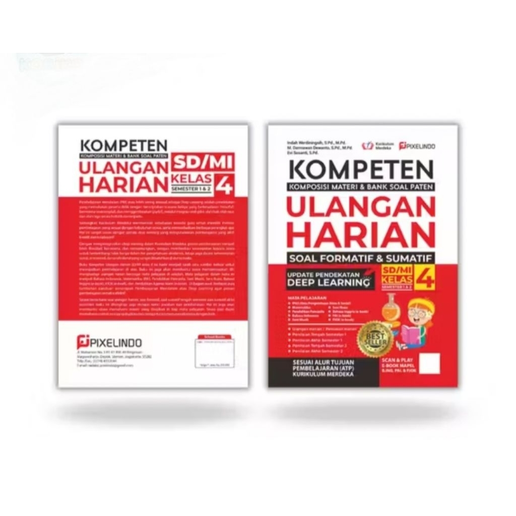 Jual BUKU KOMPETEN ULANGAN HARIAN SD KELAS 4 SOAL FORMATIF & SUMATIF ...