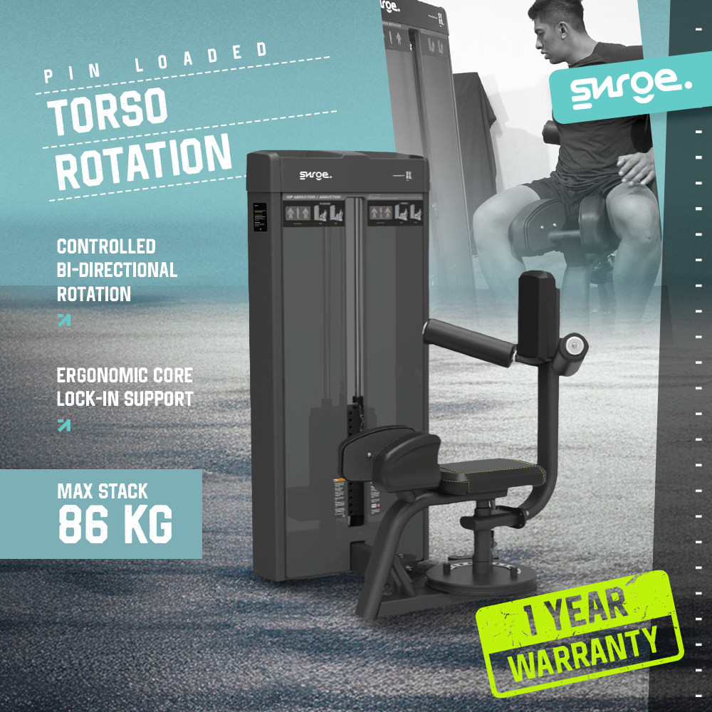 Jual SURGE Commercial Torso Rotation – Strength Machine | Shopee Indonesia