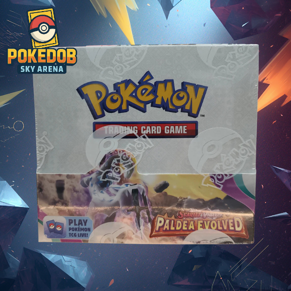 Jual Pokemon English Paldea Evolved Booster Box Original - Kartu