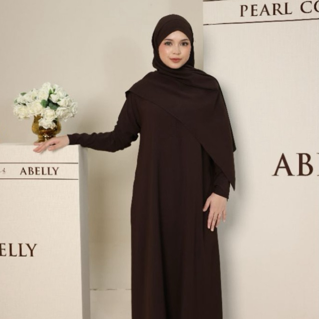Jual Abelly - (Abaya Saja) Abaya Basic Bahan Sabrina Anti UV Abaya ...