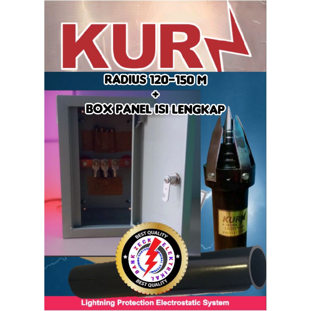 Jual Penangkal petir/Anti petir KURN R120-150 +box panel busbar ...