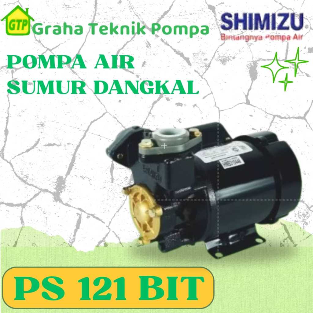 Jual Shimizu PS 121 BIT Pompa Air Sumur Dangkal | Shopee Indonesia