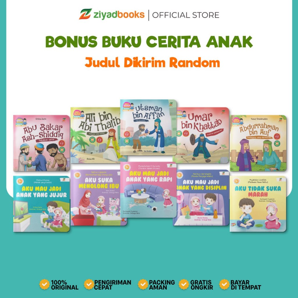Jual Buku Satuan Cerita Anak islami (Dikirim Random) - Ziyadbooks ...