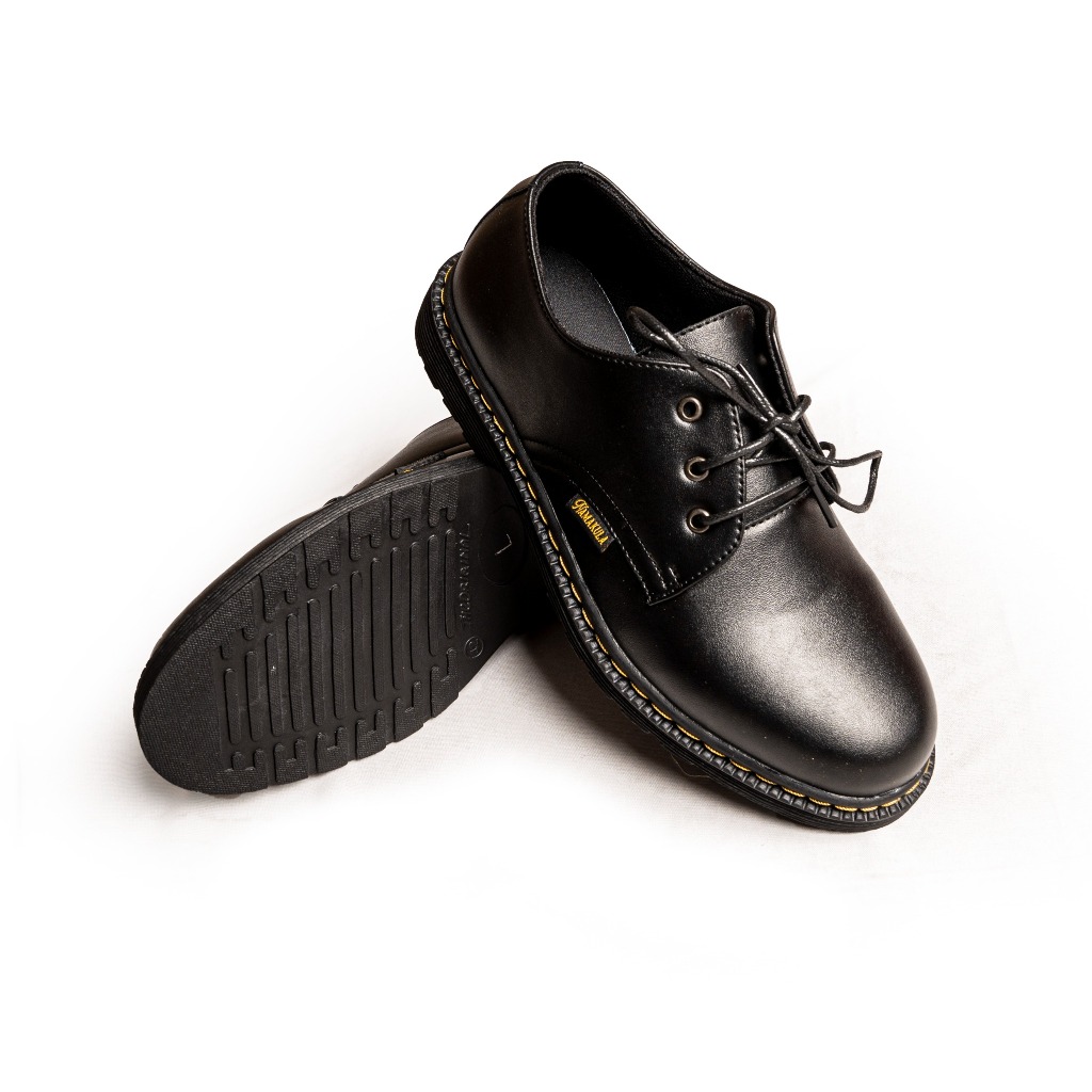Jual SATA - Sepatu Kulit Low Boots Hitam Namakula | Shopee Indonesia