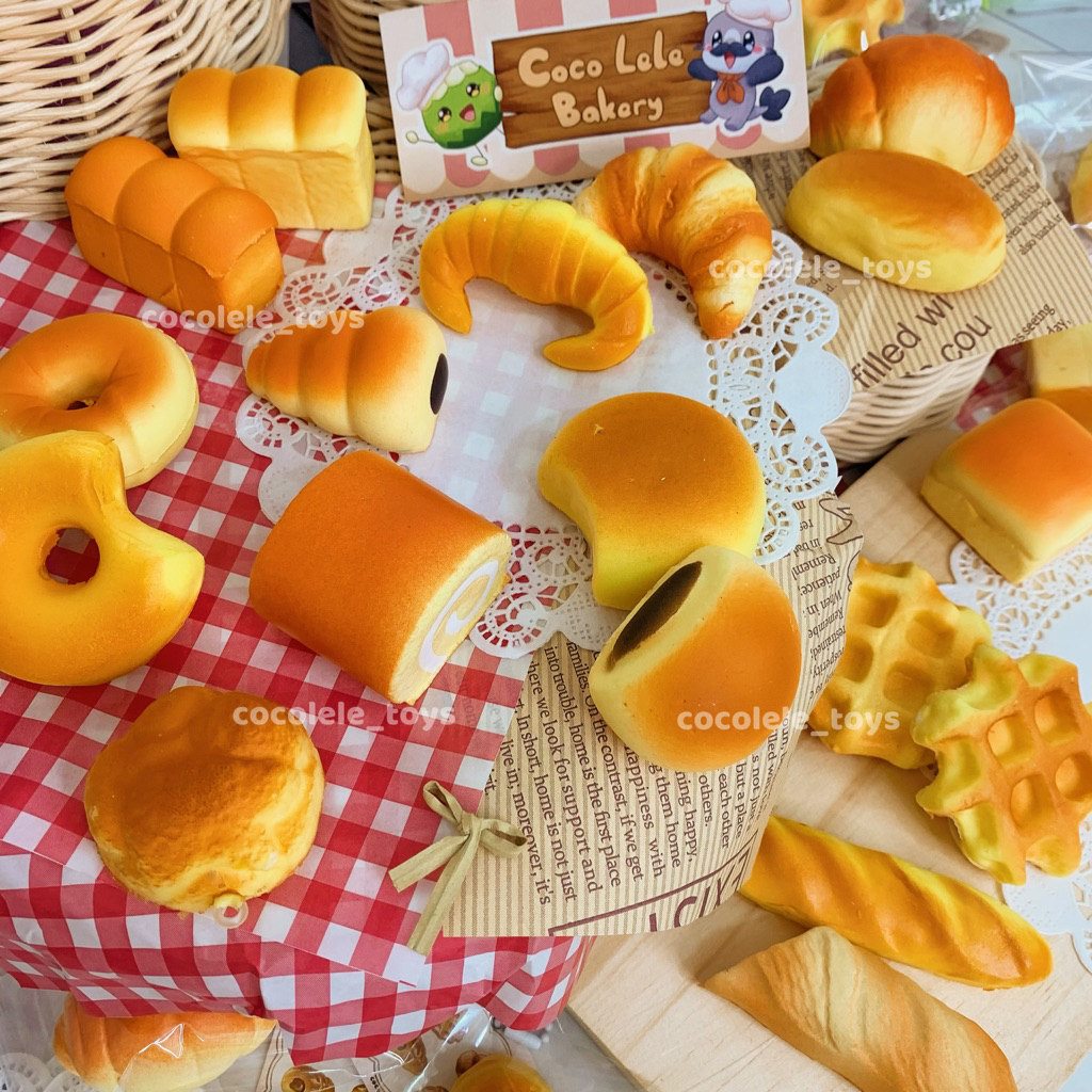 Jual COCOLELE BAKERY V2 MINI tag squishy | squishy roti, mini squishy ...