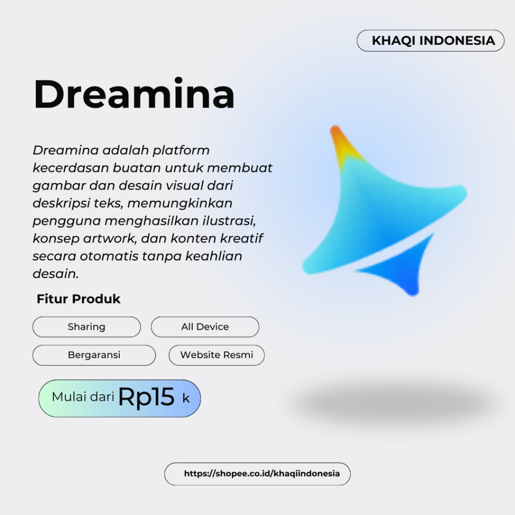 Dreamina AI Premium Original - Akun Siap Pakai Resmi Dreamina Bergaransi