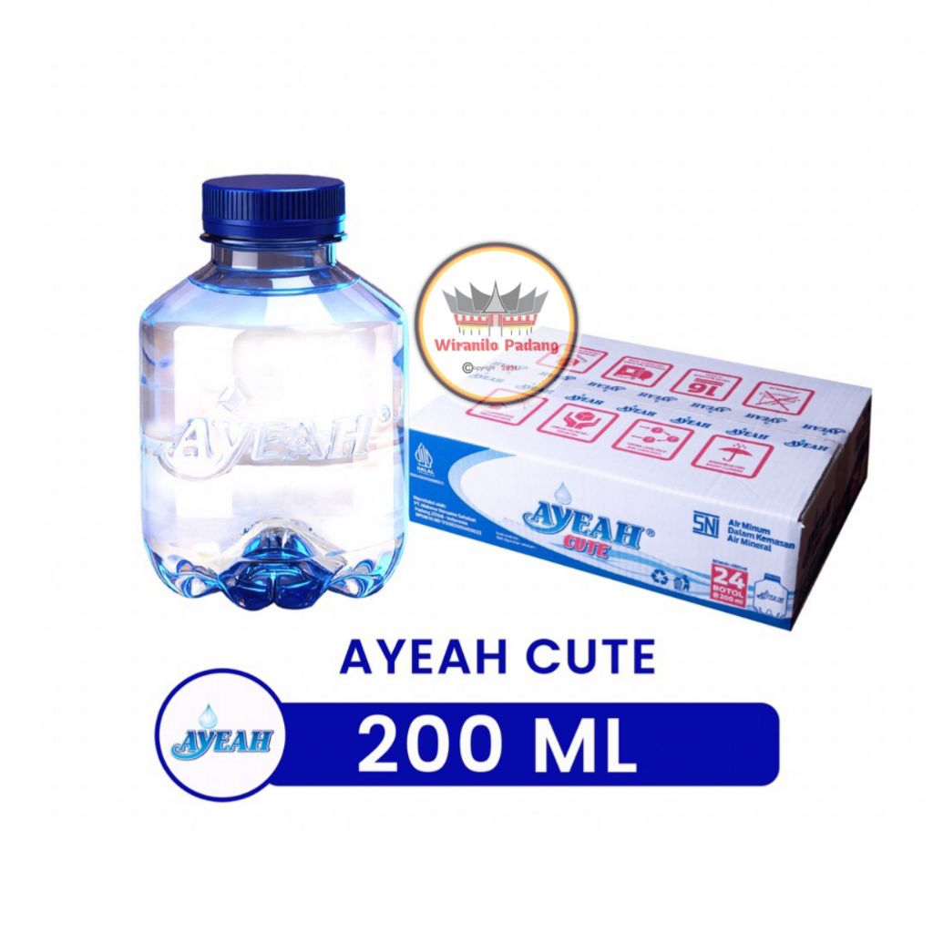 Jual AYEAH Air Mineral Dalam Kemasan 1 Karton 24 Pcs x 200ml | Shopee ...