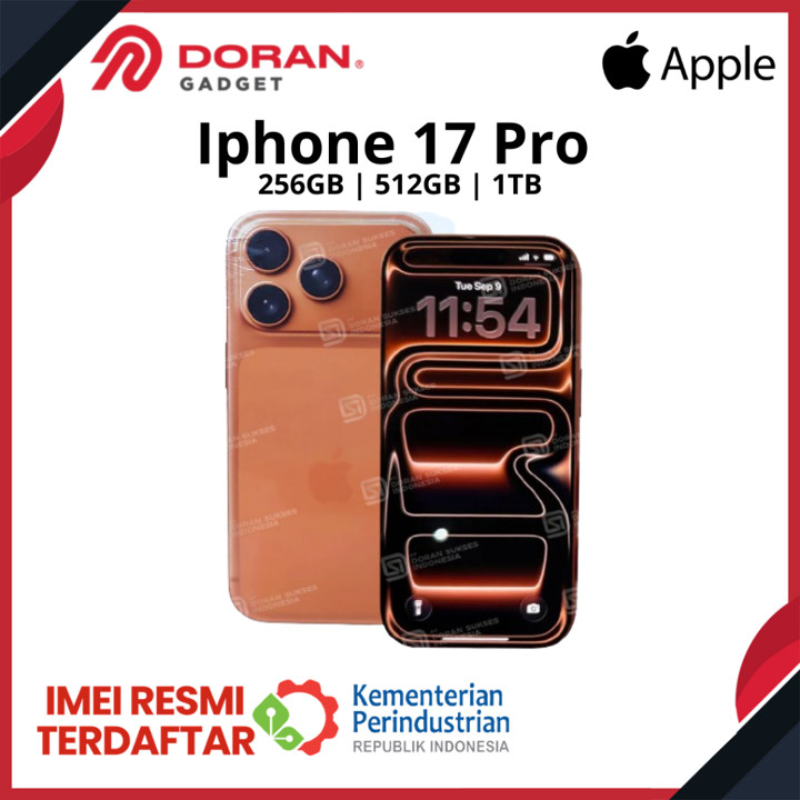 iPhone 17 Pro 256GB | 512GB | 1TB Super Retina XDR OLED 6.9 inches - A19 Pro - 4