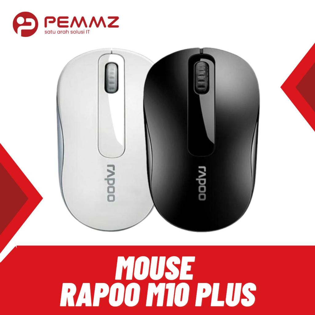 Jual Rapoo Mouse Wireless M10Plus White | Shopee Indonesia