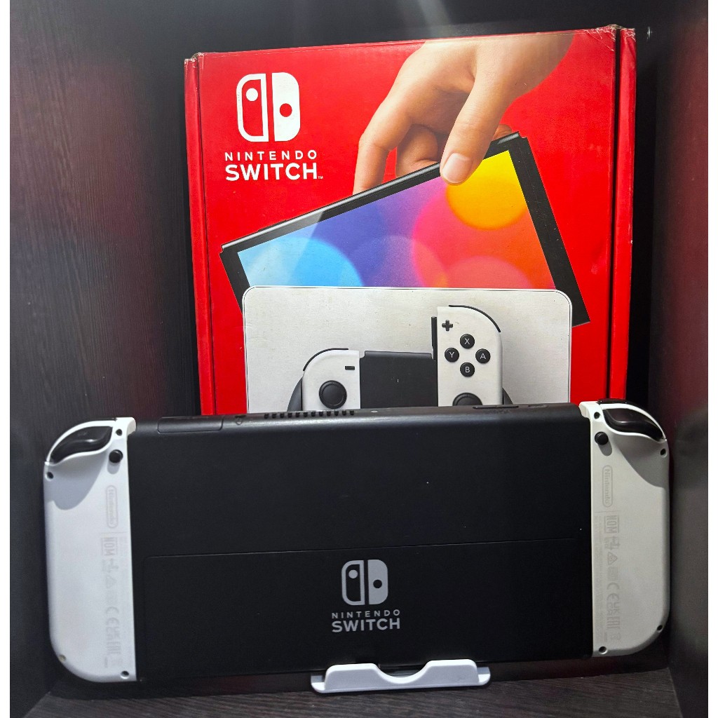 Jual NINTENDO SWITCH OLED WHITE FULLSET (NORMAL NO MINUS) | Shopee ...