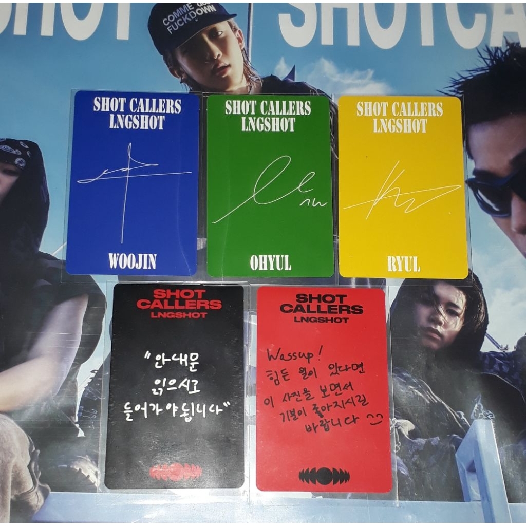 Jual wts Ohyul Zoom Ryul Woojin Louis Black Cat Makestar POB