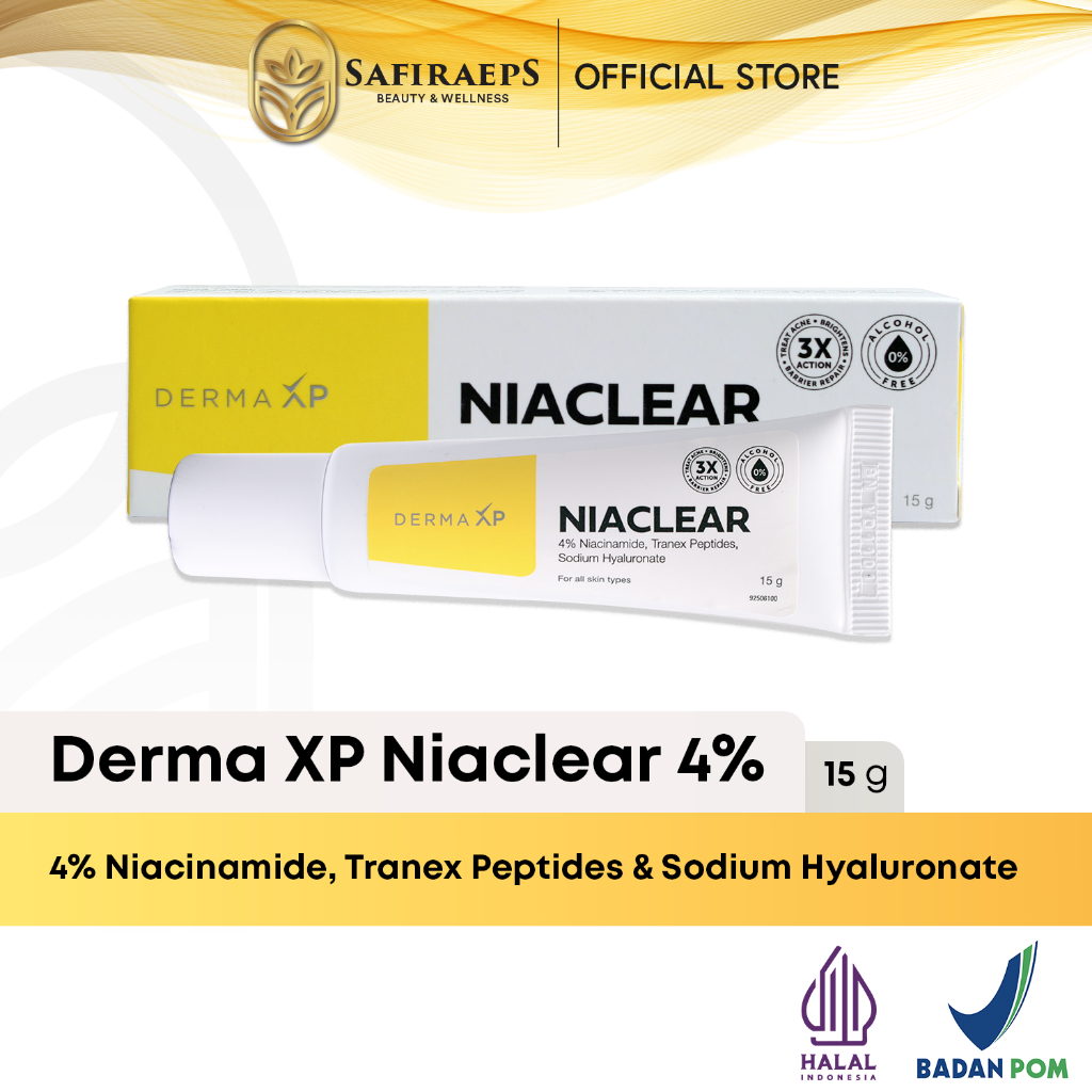 Jual Derma XP Niaclear Niacinamide 4% Tranex Peptides Sodium ...