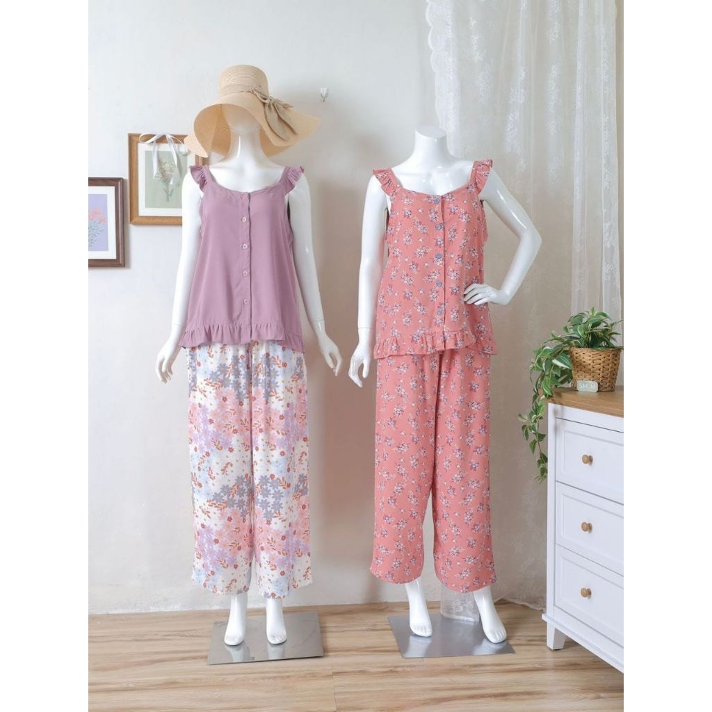 Jual One Set Rayon Premium Baju You Can See Khusus Depan Suami Setelan ...