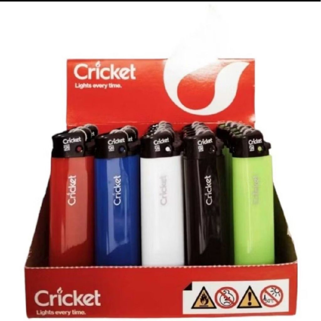 Jual Cricket Korek Api ORIGINAL polos dan Cricket Fusion - 1 box 25 pcs ...