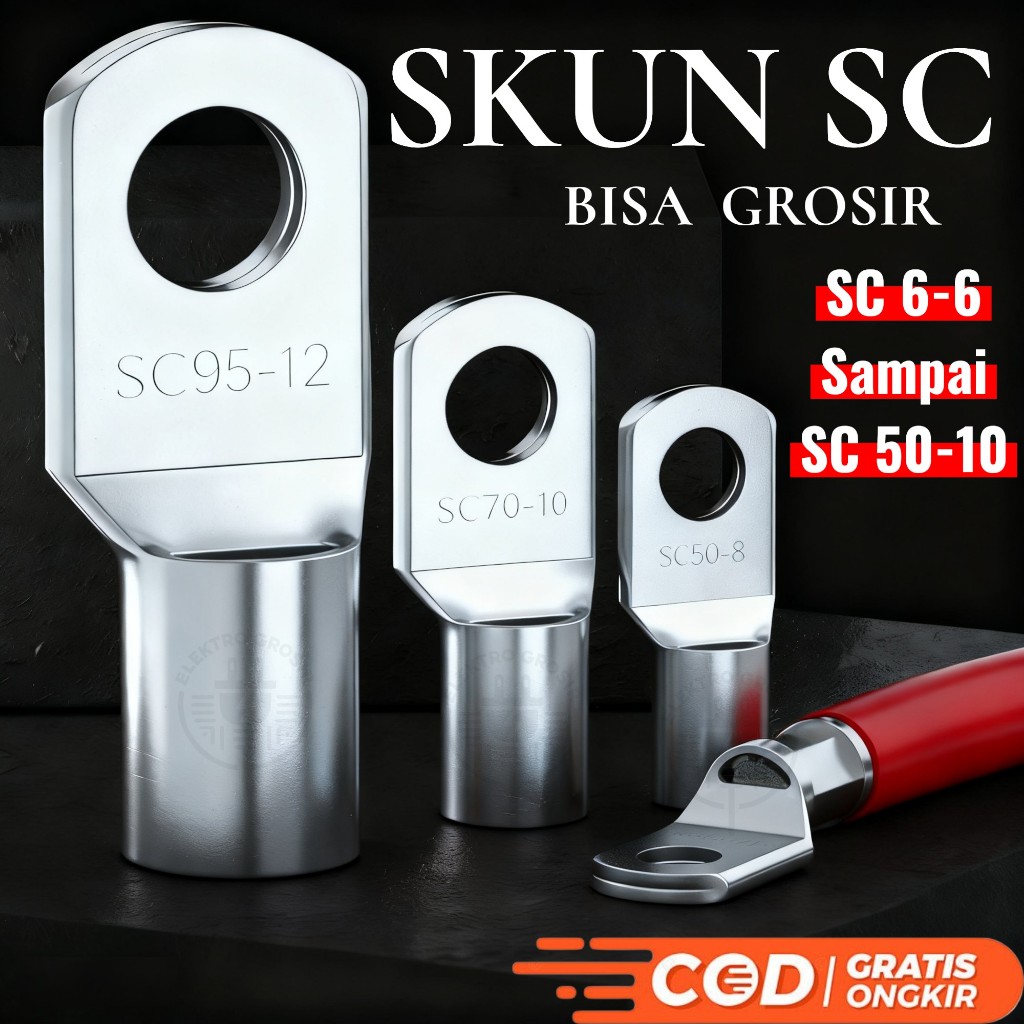 100 stks/partij SC6-5/6/8 SC10-6/8/10 SC16-6/8/10/12 SC25-6/8/10/12