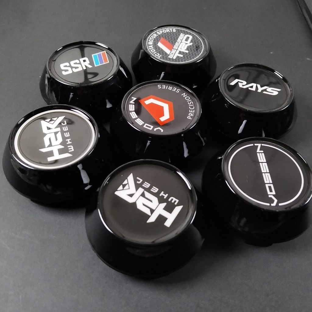 Jual dop roda tutup dop velg racing Enkei Hsr vossen rays trd ssr ...