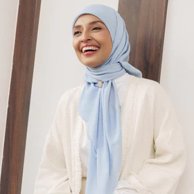 Napocut Hijab Plain Twill Hijab Segiempat Paris Jepang Premium Anti Kusut Anti Terawang 115 X
