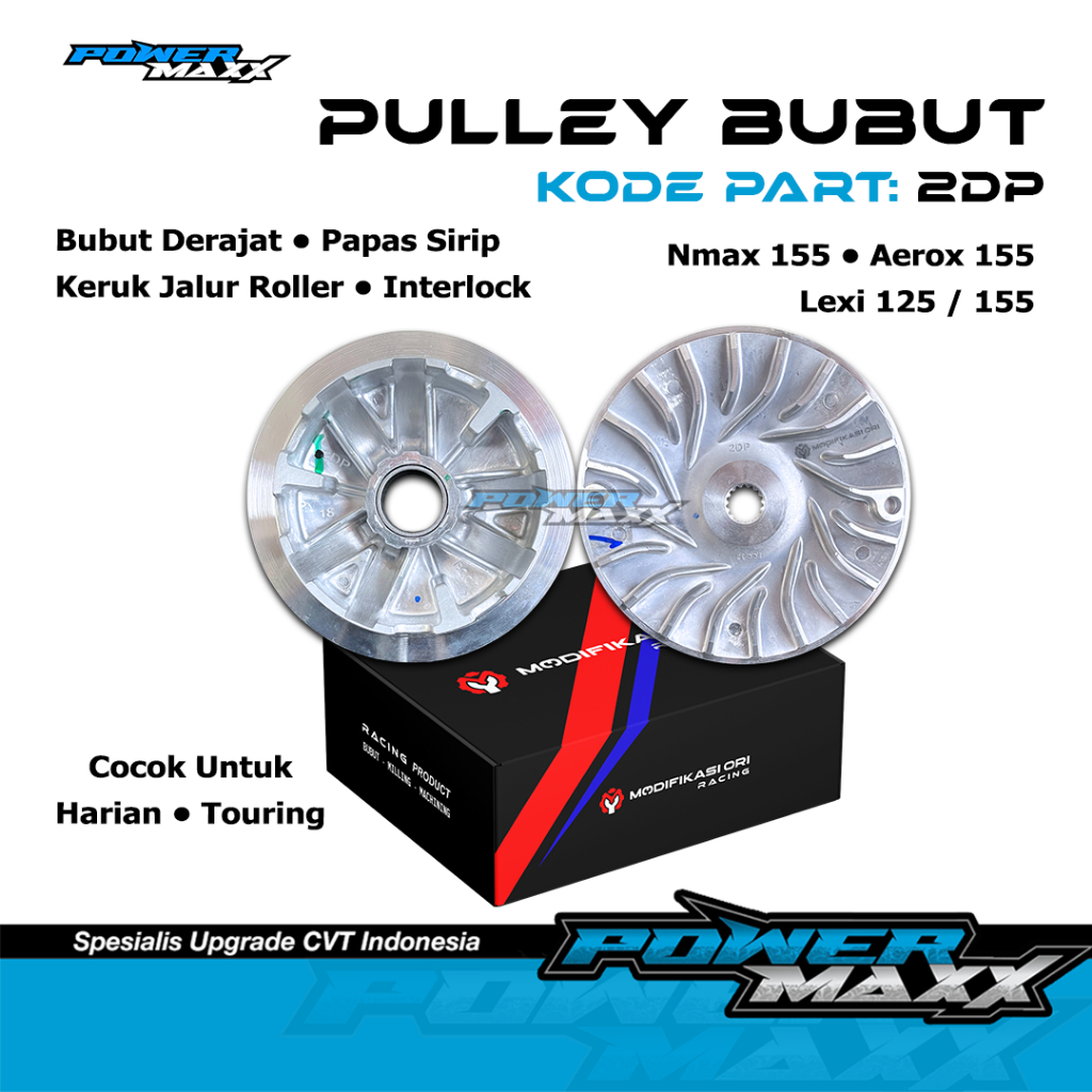 Jual RUMAH ROLLER BUBUT NMAX PULLEY NMAX OLD CUSTOM AEROX 155 NEW ...