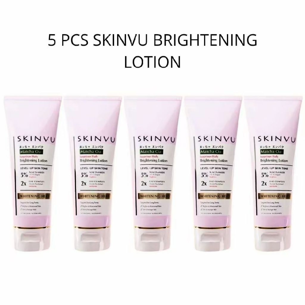 Jual 5 Pcs SKINVU WHITENING Body Lotion Serum Infused - Skinvu Body ...